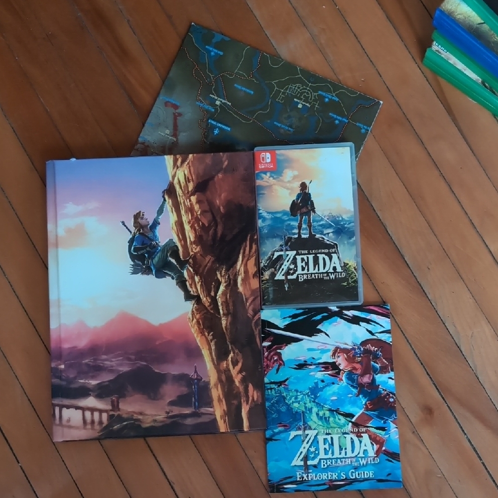 Nintendo Blue and Green Gaming Guide for The Legend of Zelda